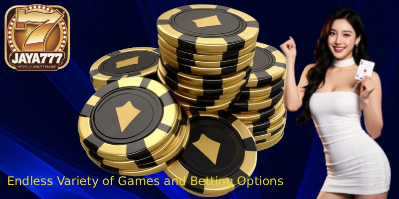 JAYA777 – Your Gateway to Premium Online Entertainment 3 Endless Variety of Games and Betting Options